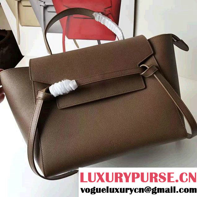 Celine Belt Tote Small Bag in Epsom Leather