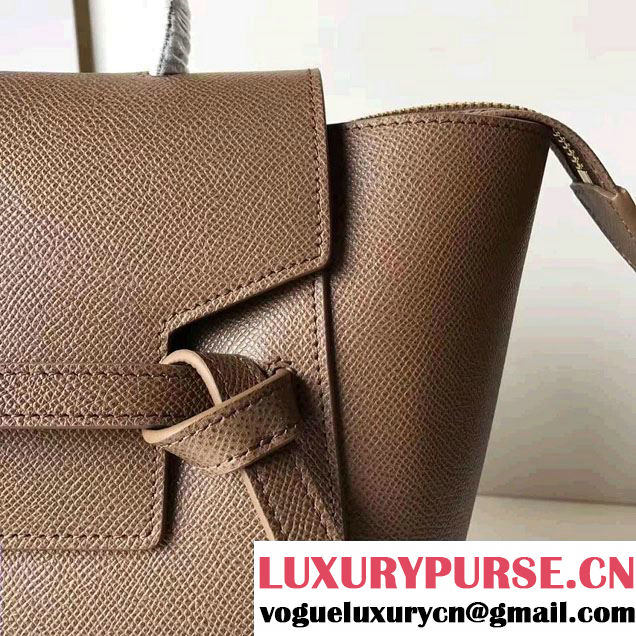 Celine Belt Tote Small Bag in Epsom Leather