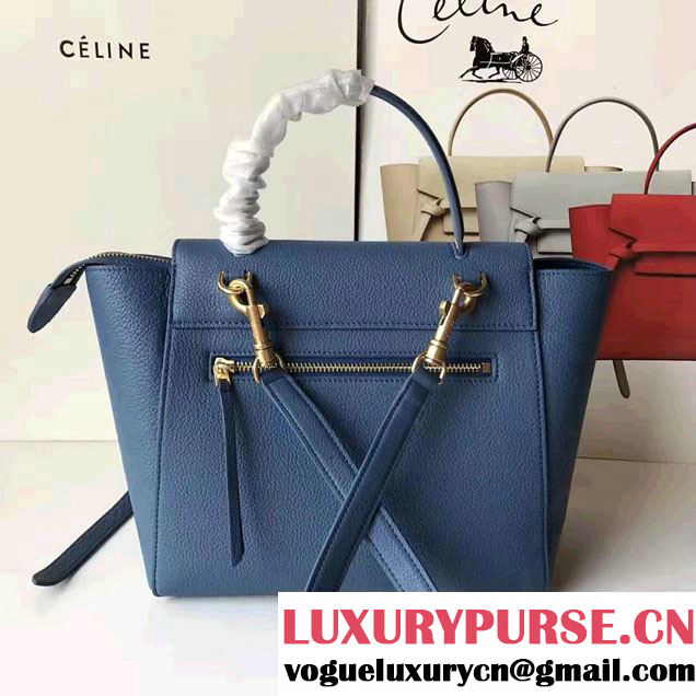Celine Belt Tote Mini Bag in Clemence Leather