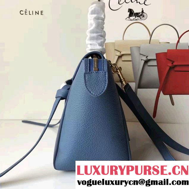 Celine Belt Tote Mini Bag in Clemence Leather