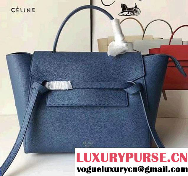 Celine Belt Tote Mini Bag in Clemence Leather