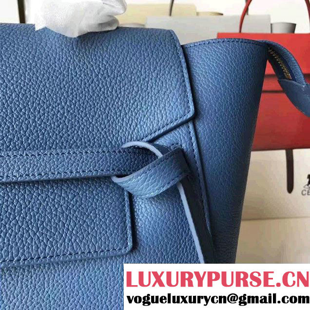 Celine Belt Tote Mini Bag in Clemence Leather