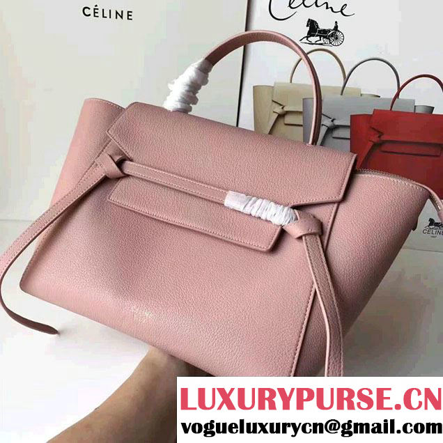 Celine Belt Tote Mini Bag in Clemence Leather