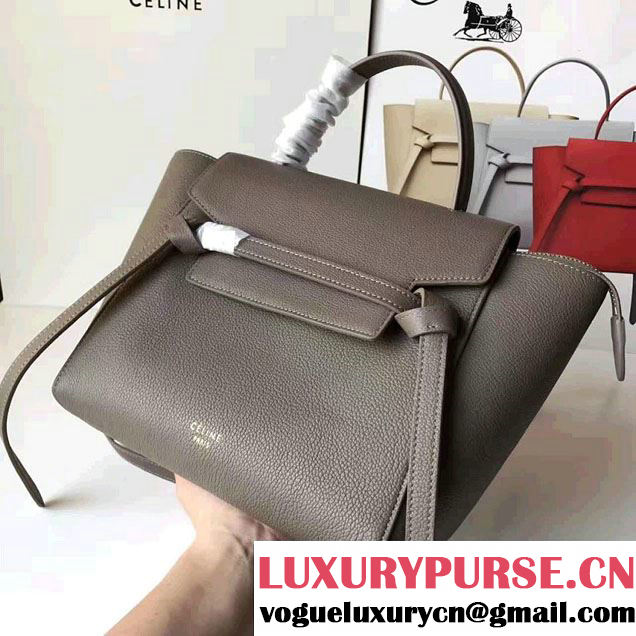 Celine Belt Tote Mini Bag in Clemence Leather