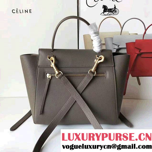 Celine Belt Tote Mini Bag in Clemence Leather