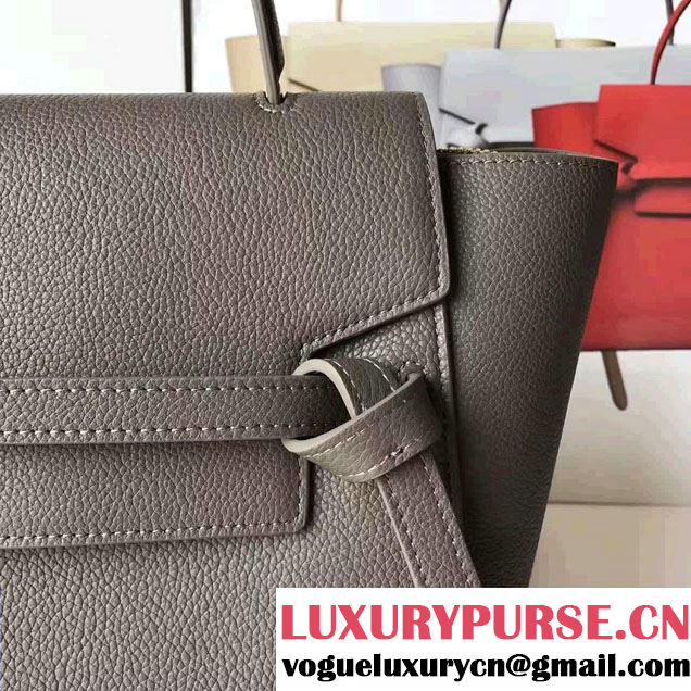 Celine Belt Tote Mini Bag in Clemence Leather