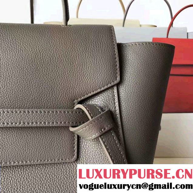 Celine Belt Tote Mini Bag in Clemence Leather