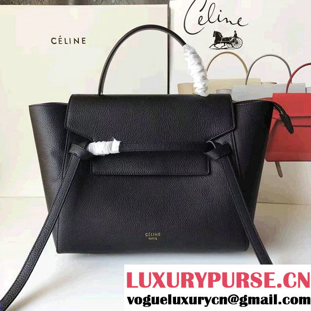 Celine Belt Tote Mini Bag in Clemence Leather
