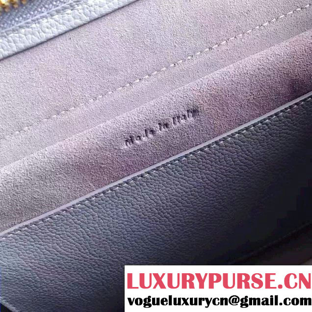 Celine Belt Tote Small/Mini Bag in Clemence Leather Purple