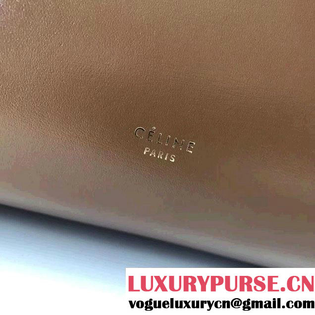 Celine Belt Tote Small Bag in Original Smooth Leather Caramel