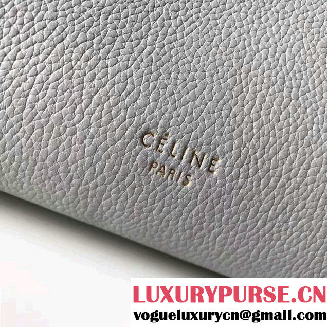 Celine Belt Tote Small Bag in Original Clemence Leather Grey
