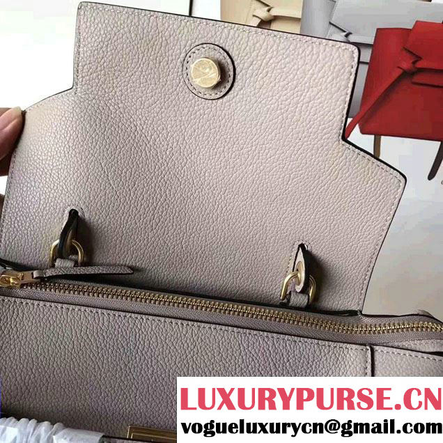 Celine Belt Tote Mini Bag in Original Clemence Leather Lotus Pink