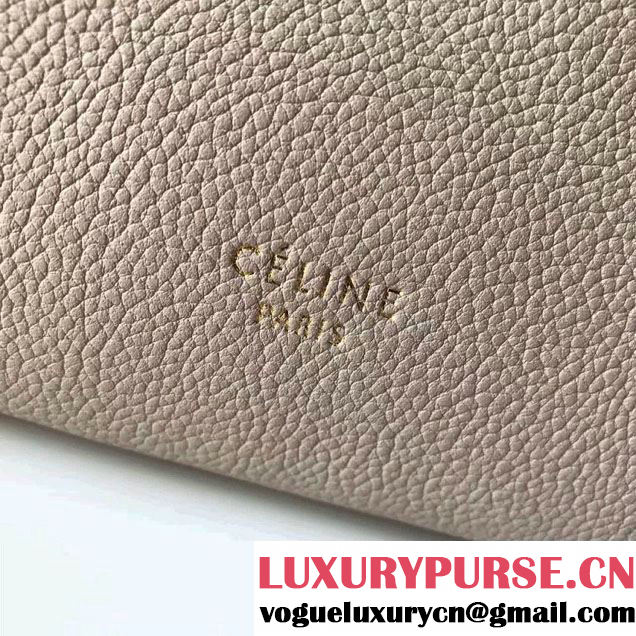 Celine Belt Tote Small Bag in Original Clemence Leather Lotus Pink