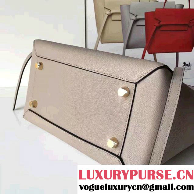 Celine Belt Tote Small Bag in Original Clemence Leather Lotus Pink