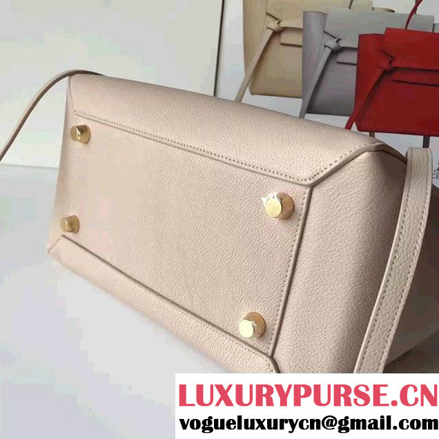 Celine Belt Tote Small Bag in Original Clemence Leather Ice Cream