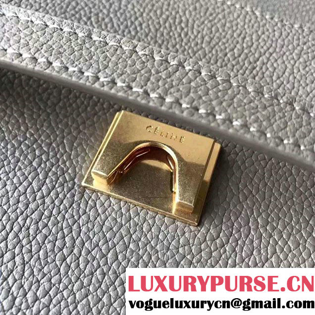 Celine Belt Tote Mini Bag in Original Clemence Leather Olive