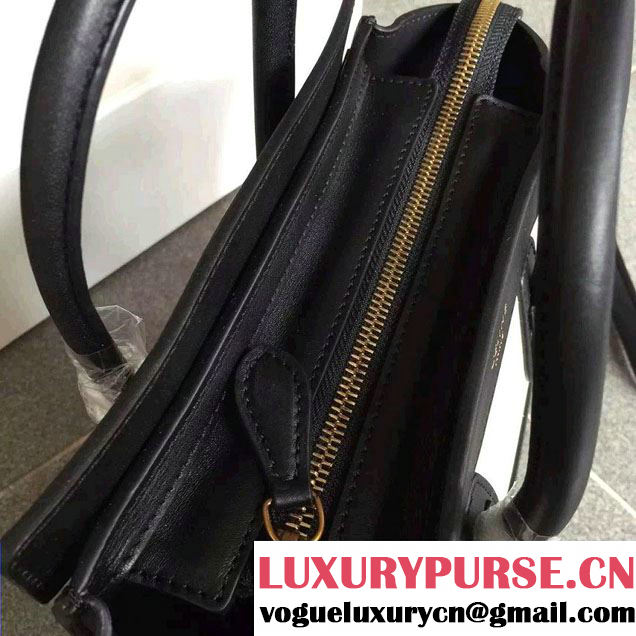 Celine Luggage Nano Tote Bag in Original Calfskin Leather