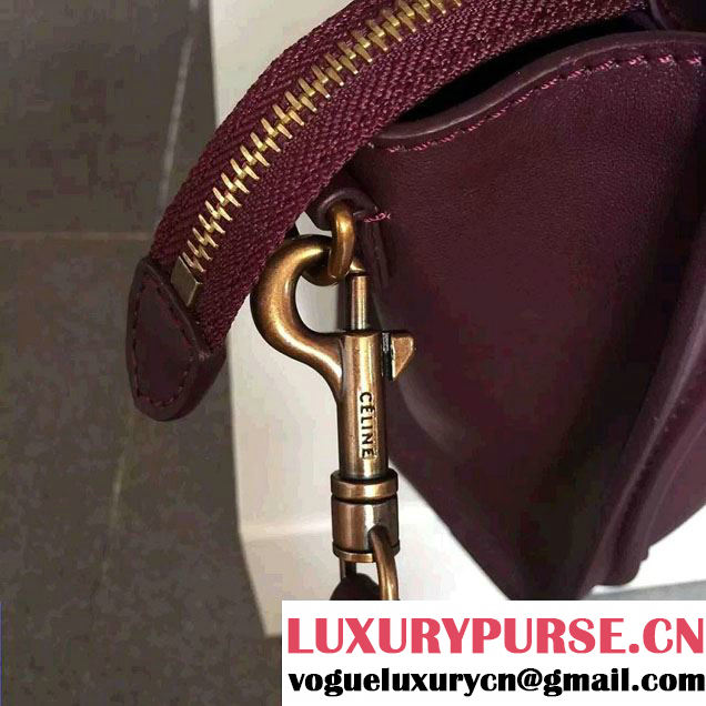 Celine Luggage Nano Tote Bag in Original Calfskin Leather