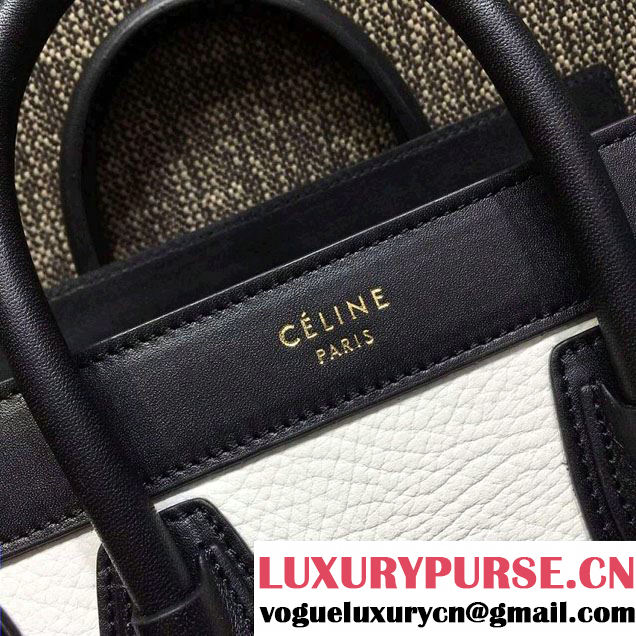 Celine Luggage Nano Tote Bag in Original Grained Leather