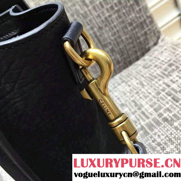 Celine Luggage Nano Tote Bag in Original Grained Leather