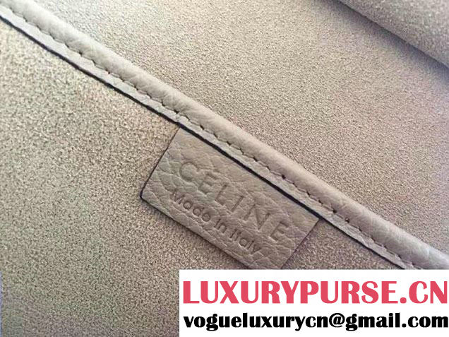Celine Luggage Nano Tote Bag in Original Grained Leather