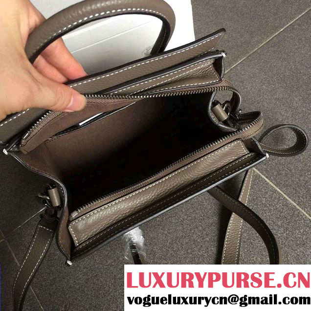 Celine Luggage Nano Tote Bag in Original Grained Leather
