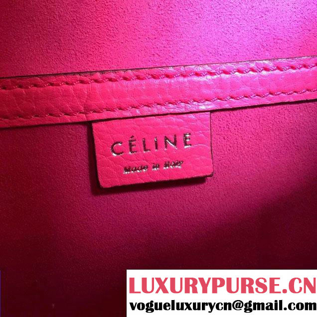 Celine Luggage Nano Tote Bag in Original Grained Leather