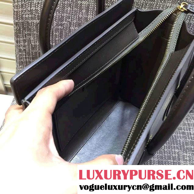 Celine Luggage Nano Tote Bag in Original Leather Olive Green/Blue/Red/Yellow 2016