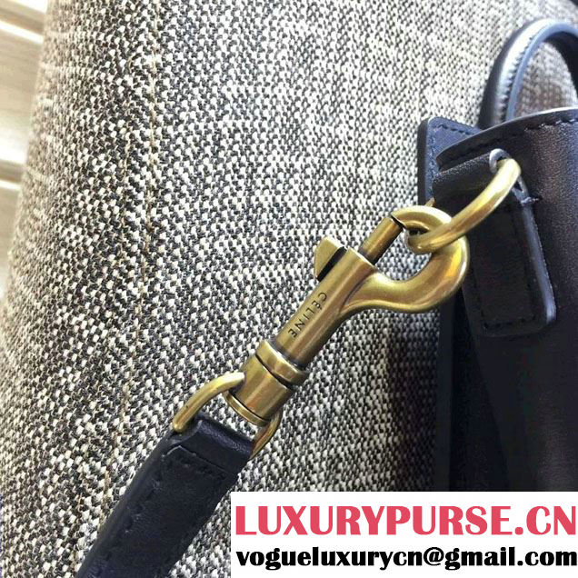 Celine Luggage Nano Tote Bag in Original Smooth Calfskin Black 2016