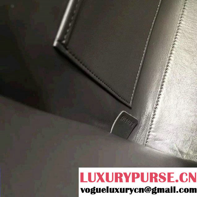 Celine Luggage Nano Tote Bag in Original Smooth Calfskin Gray 2016