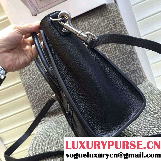 Celine Luggage Nano Tote Bag in Original Grained Leather Black 2016