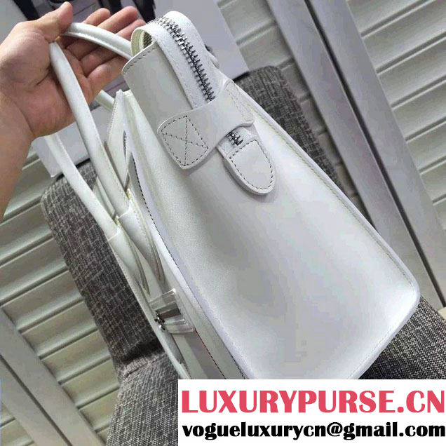 Celine Luggage Micro Tote Bag in Original Leather White/Blue/Red/Yellow 2016