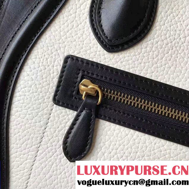Celine Luggage Micro Tote Bag in Grained Leather 2017