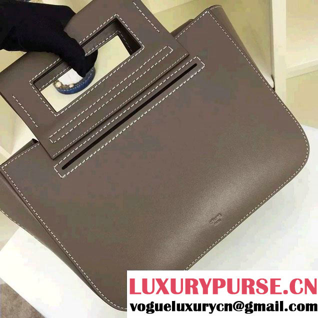 Celine Natural Calfskin Medium Square Tote Bag Camel 2016