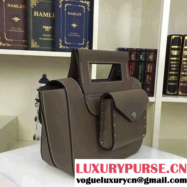 Celine Natural Calfskin Medium Square Tote Bag Camel 2016
