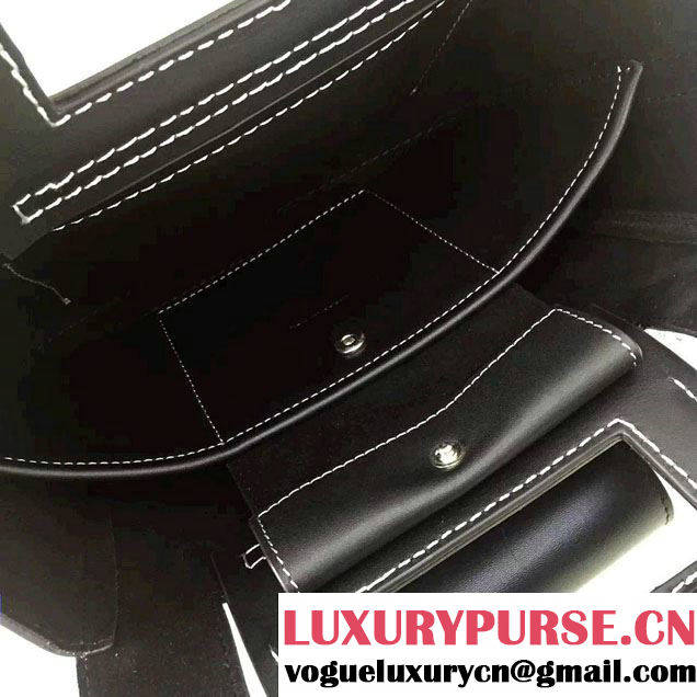 Celine Natural Calfskin Small Square Tote Bag Black 2016