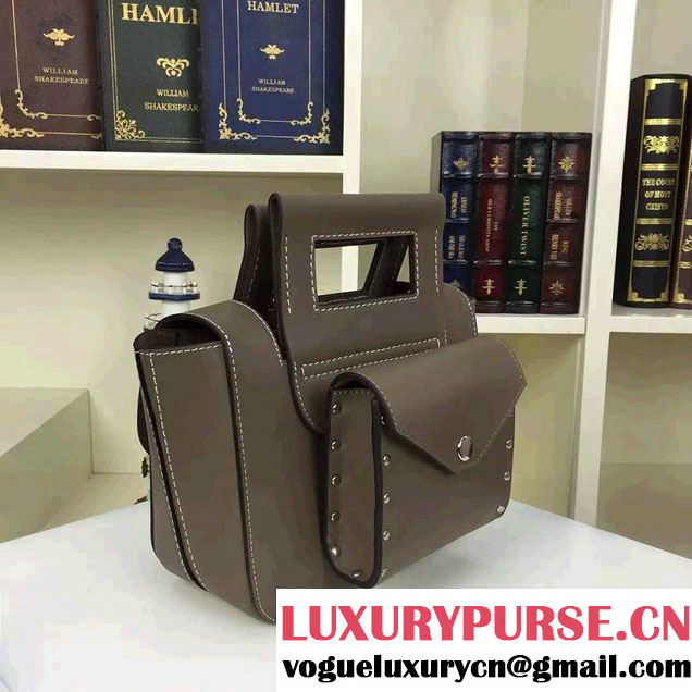 Celine Natural Calfskin Small Square Tote Bag Camel 2016