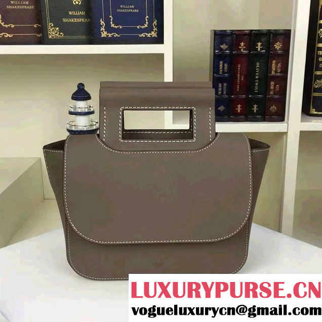 Celine Natural Calfskin Small Square Tote Bag Camel 2016