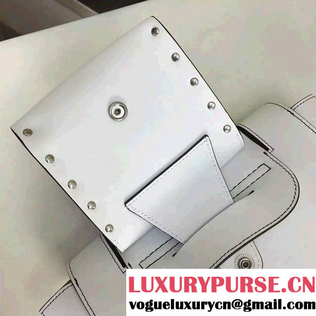 Celine Natural Calfskin Small Square Tote Bag White 2016
