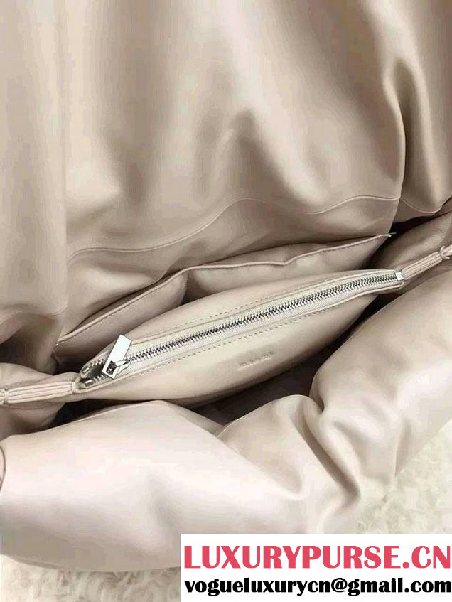 Celine Supersoft Lambskin Medium Pillow Flap Shoulder Bag Off White 2016