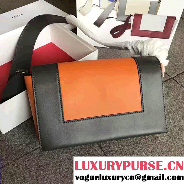 Celine Smooth Calfskin Medium Frame Shoulder Bag Spring 2017