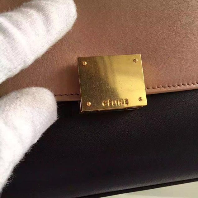 Celine Trapeze Bag Original Smooth Leather Spring Summer 2015 Collection Salmon Tiffany Blue Black
