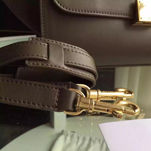 Celine Trapeze Bag Original Smooth Leather Spring Summer 2015 Collection Taupe Suede