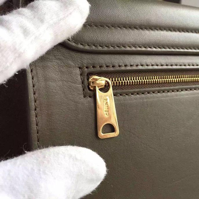 Celine Trapeze Bag Original Smooth Leather Spring Summer 2015 Collection Taupe Suede