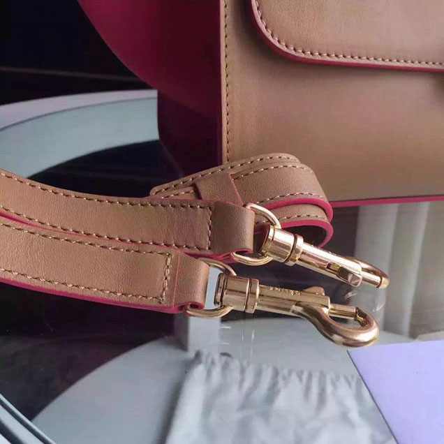 Celine Trapeze Bag Original Smooth Leather Spring Summer 2015 Collection Beige Fuschia Pink Suede