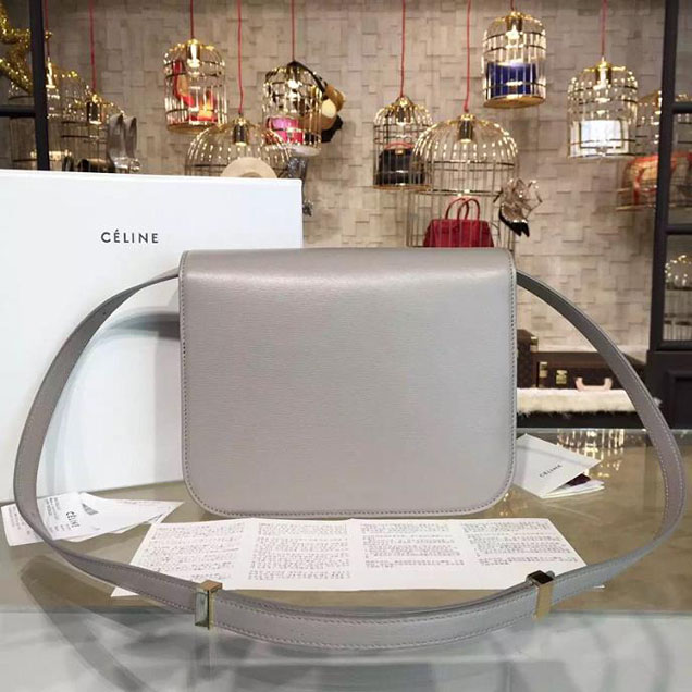 Celine Box Crossbody Bag Smooth Leather Pre-Fall Winter 2015 Collection Beige