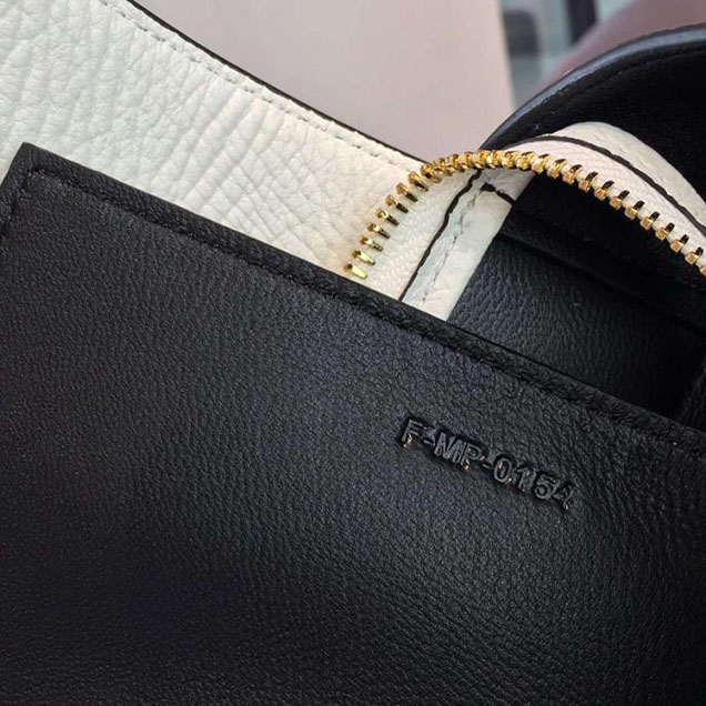 Celine Belt Top Handle Mini Bag Grained Calfskin Leather Pre-Fall Winter 2016 Collection White Black