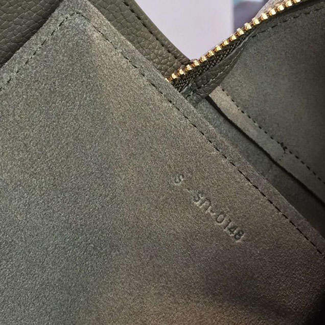 Celine Belt Top Handle Mini Bag Grained Calfskin Leather Pre-Fall Winter 2016 Collection Gray