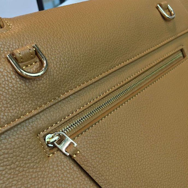 Celine Belt Top Handle Mini Bag Grained Calfskin Leather Pre-Fall Winter 2016 Collection Tan
