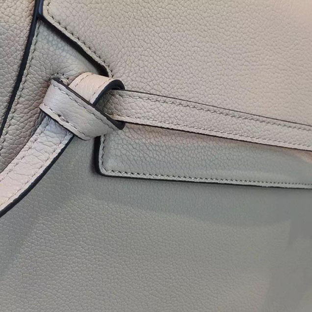 Celine Belt Top Handle Mini Bag Grained Calfskin Leather Pre-Fall Winter 2016 Collection Sand